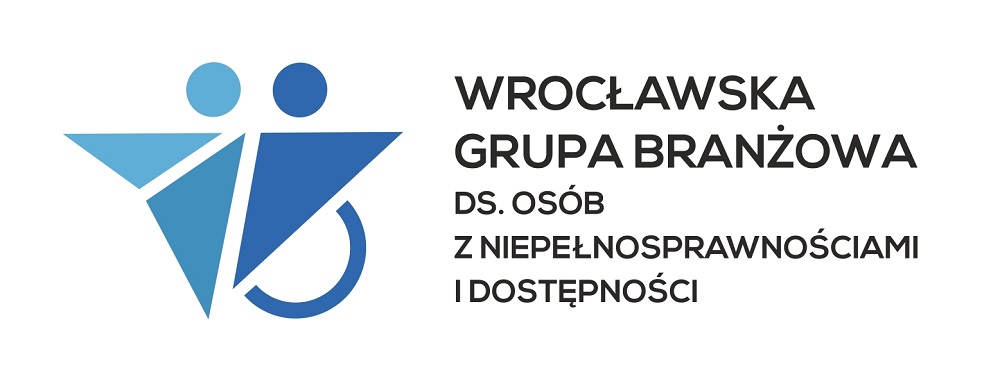 logo Wrocławskiej Grupy Branżowej do spraw Osób z Niepełnosprawnościami i Dostępności przestrzeni publicznej i usług